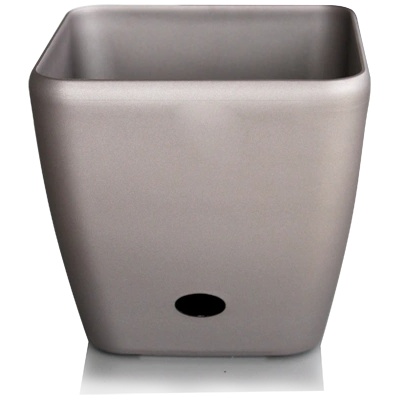 HG-3172-Саксия КВАДРАТ СИВА (22/20sm) (019723)