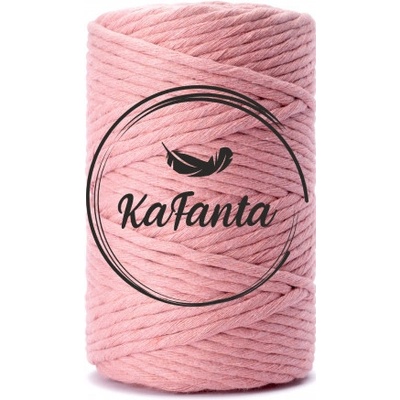 Macrame priadza KaFanta PREMIUM 5mm/100m - coral pink