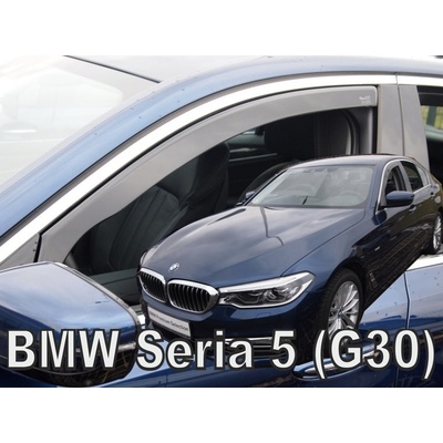 Deflektory BMW 5 G30 Sedan 2017 predné