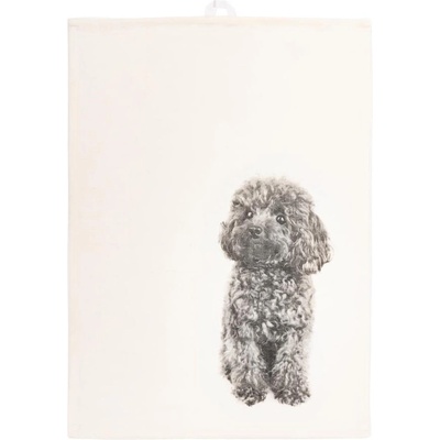 Tiseco Home Studio Памучна кърпа 70x50 cm Farm - Tiseco Home Studio (9467POODLE)