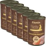 Fitmin Purity Puppy Пиле и сьомга 6 x 400 г