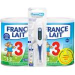 France Lait 3 млечна храна за подпомагане на растежа за малки деца от 1 година 2x400g + термометър (IP4427)