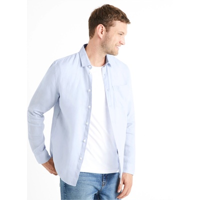 Celio Светлосиня мъжка ленена риза Celio Daflix Celio | Sin | МЪЖЕ | S