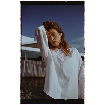 Moodo Бяла риза с декоративни копчета Moodo Moodo | Byal | ЖЕНИ | XXL