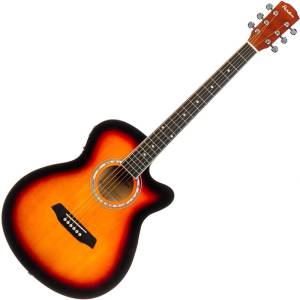 Pasadena PGC-10E Vintage Sunburst Електро-акустична китара Джъмбо