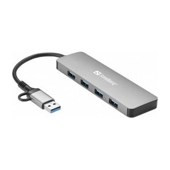 Sandberg USB-C/A to 4xUSB 3.0 Hub USB-C/A to 4xUSB 3.0 Hub