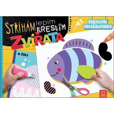 Stříhám lepím kreslím Zvířata – Zboží Dáma