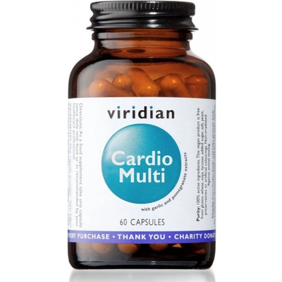 Viridian Nutrition Multivitamin Cardio Formula 60 kapslí