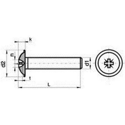 šroub M4x8 A2 NEREZ půlkulatá hlava okrasný DIN 967 [1 ks] – Hledejceny.cz