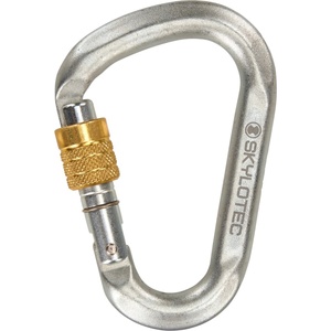 Skylotec Snappy Steel SG (screw gate) Цвят: сребърен