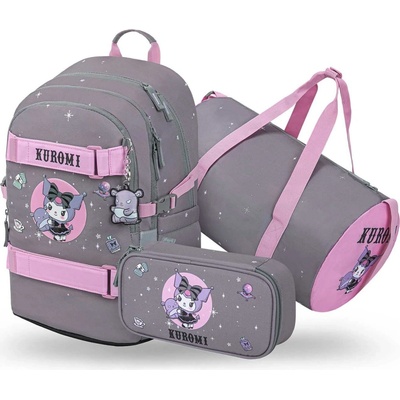 BAAGL SET 3 Skate Kuromi Grey