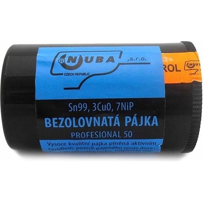 Pájecí cín Sn99, 3Cu0, 7NiP, pr.1,0mm - 50g