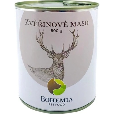 Ecopets| Bohemia Pet Food_Zvěřinové maso ve vlastní šťávé Hmotnost: 400 g