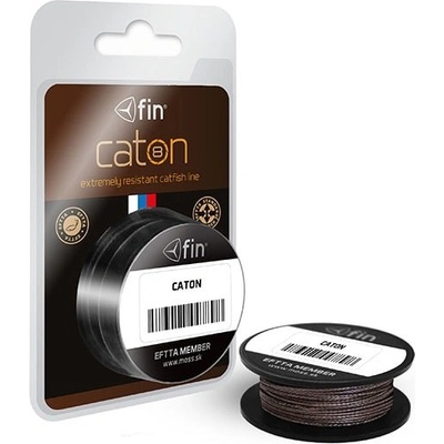 FIN šňůra CATON hnědá 10m 0,63mm 68,2kg