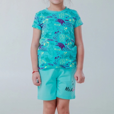 winkiki kids Wear dívčí kraťasy Mia tyrkysová