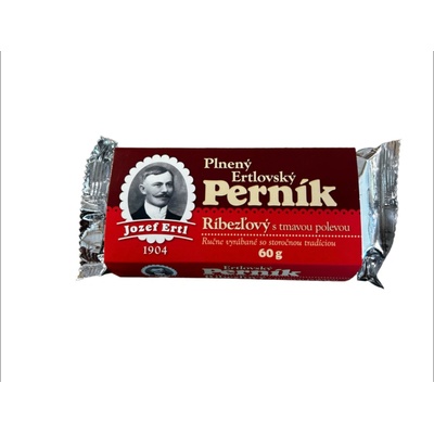 Jozef Ertl Plněný perník s tmavou polevou rybíz 60 g – Zbozi.Blesk.cz