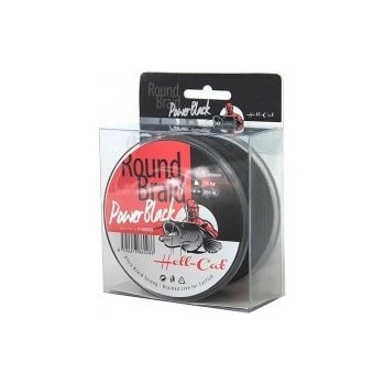 Hell-Cat Šnúra Round Braid Power čierna 200m 0,70mm 85kg
