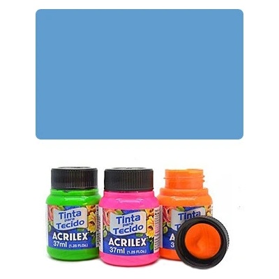 ACR Farba na textil 37 ml Caribbean Blue 560