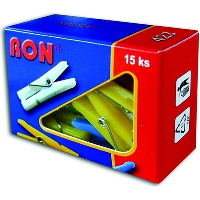 Ron - kolíčky 423 barevné 15 ks