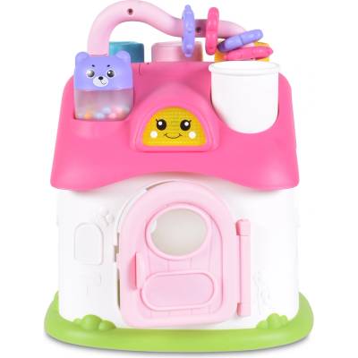 Moni Toys Детски сортер Moni - Къща, розова (108383)