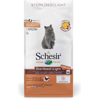 Schesir Sterilized Light kuřecí 10 kg