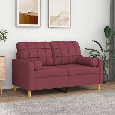 ZBXL polštáře vínové textil 15x50 2 ks