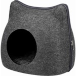 TRIXIE Cat Cave - Фелтена пещера за котки сива 38 x 35 x 37 см