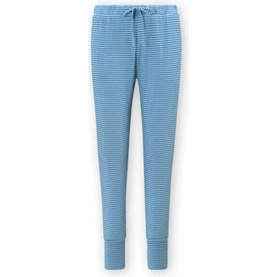 Pip Studio Bobien dlouhé kalhoty Little Sumo Stripe modré
