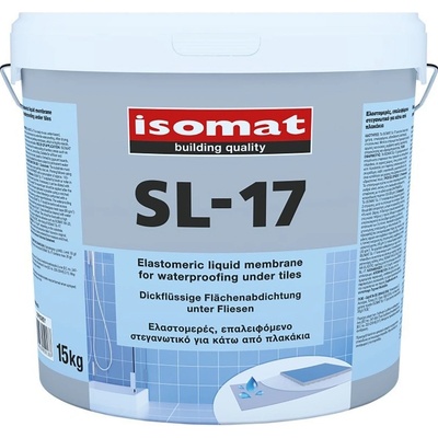 ISOMAT SL 17 Gumová hydroizolace pod obklady, šedá, 15 kg