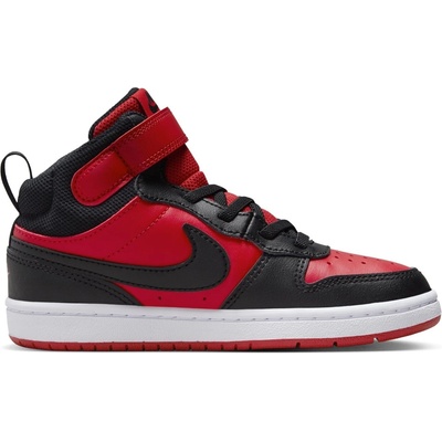 Nike Court Borough Mid 2 Little Kids' Shoe - Red/Black