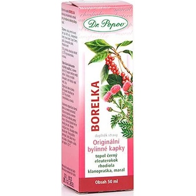 Dr. Popov Bylinné kapky Borelka 50 ml