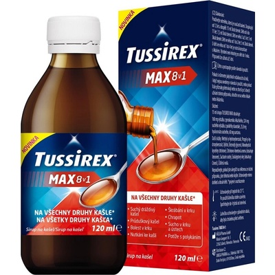 Tussirex MAX 8v1 sirup 120 ml