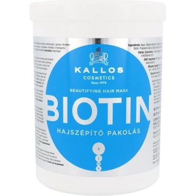 Kallos Biotin маска за стимулиране растежа на косата 1000 ml за жени