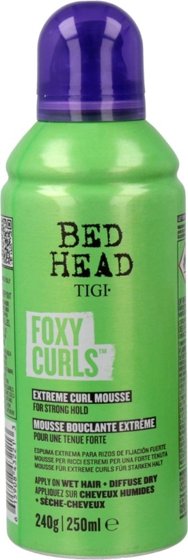 TIGI BED HEAD Foxy Curls Mousse Продукт за коса без отмиване дамски 250ml