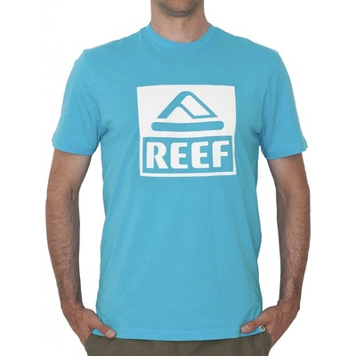 Reef Logo big Tee Light blue