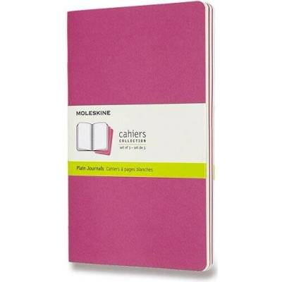 Moleskine Sešity Cahier tmavě růžové A5 čistý
