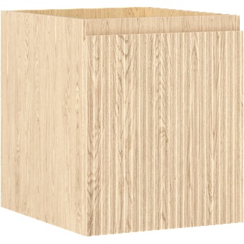 Mexen Rivel шкаф за баня с умивалник 40 см, 1 чекмедже, релефен, дъб - 91A20-04047-1-BF81 (91A20-04047-1-BF81)