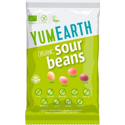 YumEarth Bio kyslé želé cukríky mix príchutí 50 g