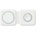 Apple MagSafe Duo Charger - оригинална двойна поставка (пад) за безжично зареждане за Apple устройства (бял)