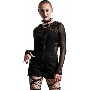 KILLSTAR Дамски шорти KILLSTAR - Damaged Goods Overalls - Черен - KSRA003925