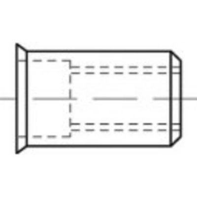 TOOLCRAFT TO-5380425 slepá nitovacie matice M4 nerezová ocel 500 ks