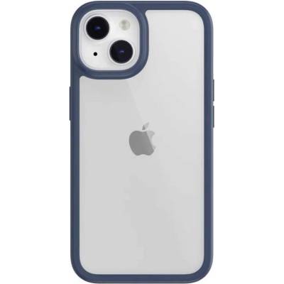 SwitchEasy AERO Plus Case - хибриден удароустойчив кейс за iPhone 14 (син-прозрачен)
