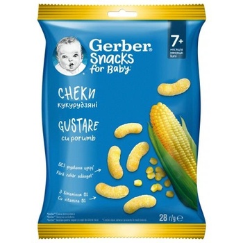 Gerber Nestle Gerber Царевичен снакс 28г