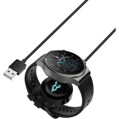 Huawei Зарядно за Huawei Watch 4/ 3/ GT3/ GT2 Pro, Wireless Charger, Черен (5906809003881)