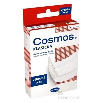 Cosmos Klasická náplasť z netkanej textílie 1 m x 6 cm