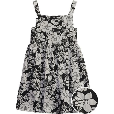 Gap Side Smock dievčenské šaty čierna