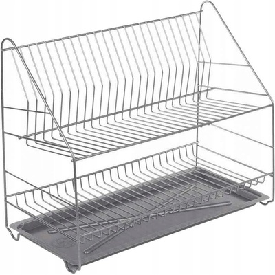METPOL - Odkapávač na nádobí - dvouúrovňová - stojící - do skříňky - 50 cm