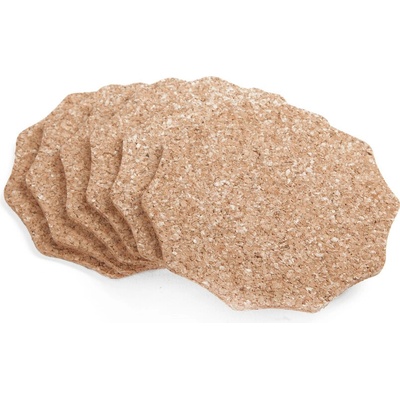 Makro Podložka korok osemhran 10cm 6ks