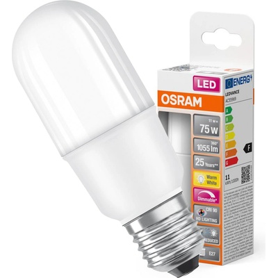 Osram LED žiarovka E27 11W = 75W 1000lm 2700K Warm 200° CRI90 SUPERSTAR+ STICK Stmievateľná