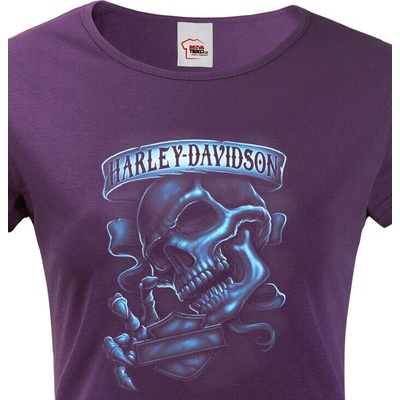 Bezvatriko.cz 1919 Dámské tričko Harley-Davidson 5 Fialová